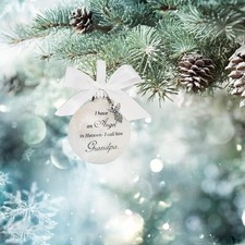 Creative Xmas Home Decoration Memorial Ornament Family Hanging Ornaments