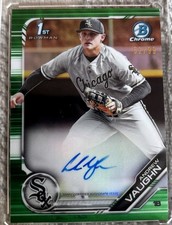 2019 First Bowman Chrome Draft ANDREW VAUGHN green refractor auto 52 / 99 RC 🔥