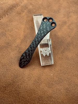 Benchmade Knife Gold Carbon Fiber Clip Limited Edition