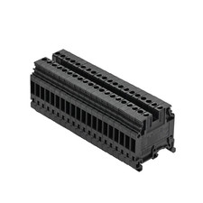 Lot of 20x ABB Entrelec M4/6 947-7-1 DIN Rail Terminal Blocks - Black