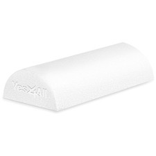 Yes4All Medium Firm Half Round Foam Roller for Massage  Exercise, 36 Inch White