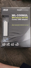 ASUS Wireless-N150 USB Adapter WL-330NUL Ethernet Power 110 240V