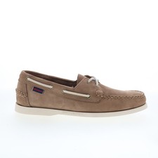 Sebago Portland Nubuck 7000GA0-910 Mens Brown Loafers Slip Ons Boat Shoes