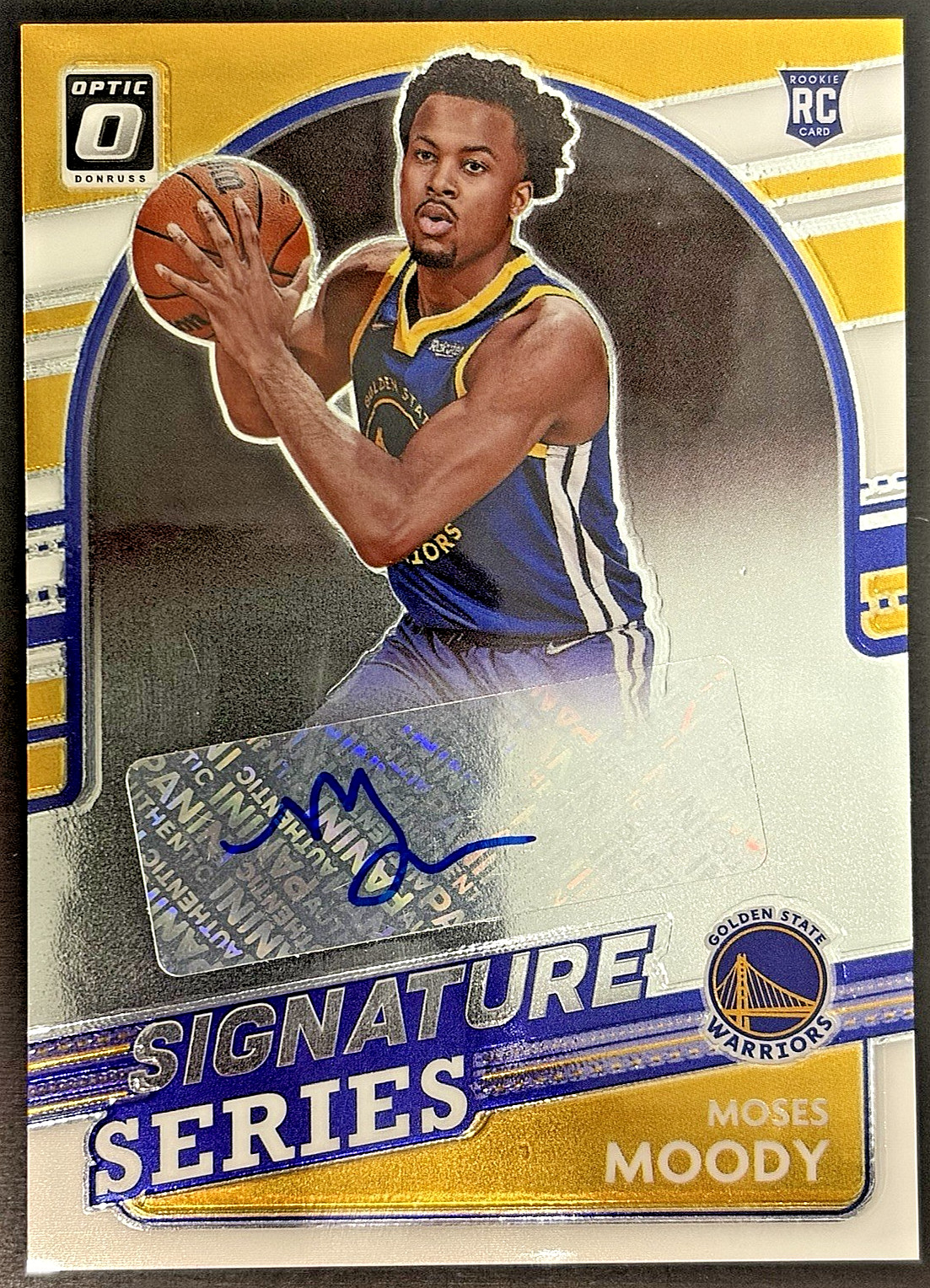 Moses Moody Rookie Auto 2021-22 Panini Donruss Optic - Signature Series #SS-MMD