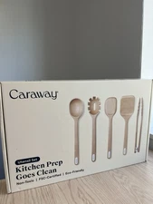 Caraway Wooden Utensil Set - 5 Piece Cooking Utensil Set