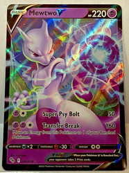 Mewtwo V 030/078 Pokémon GO Ultra Rare Holo