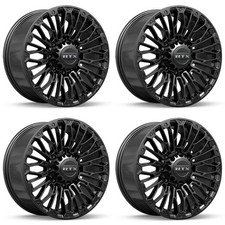 Set Of 4 20 Black Alloy Wheel Rims For Dodge Ram 2500 Van 2000-2010 8x165.1 Set Of 4 20 Black Alloy Wheel Rims For Dodge Ram 2500 Van 2000-2010 8x165.1