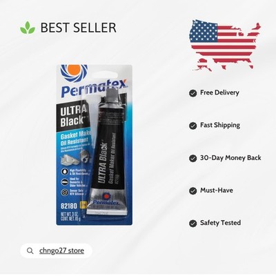Oil-Resistant Silicone Gasket Maker - Sensor Safe & Non-Corrosive, 3 oz