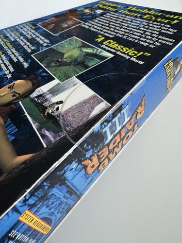 Tomb Raider III 3 Adventures Of Lara Croft (1998) Trapezoid Big Box PC Sealed - Picture 3 of 11