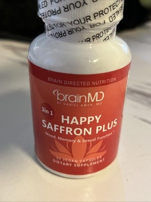Happy Saffron Plus by BrainMD,Clinically Studied for Positive Mood