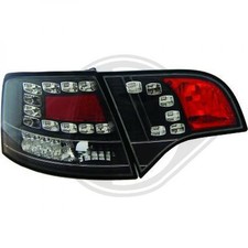 Diederichs Design Rückleuchte Set Led klarglas/schwarz Kombi für Audi A4 04-08 