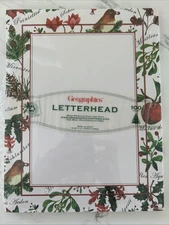 Holiday Letter Festive & Pretty design  Computer Paper 100 Sheets New & Sealed