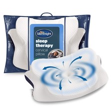 Silentnight Sleep Therapy Cervical Memory Foam Pillow Neck Ergonomic Support