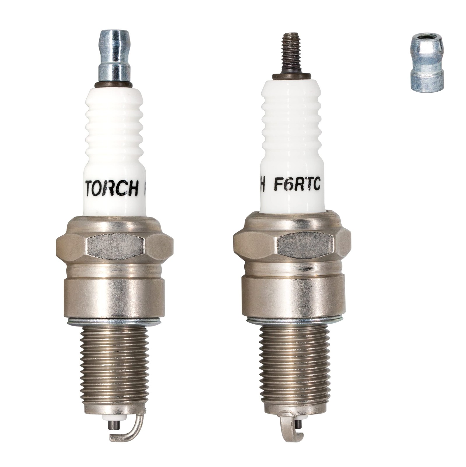Bougie d'allumage F6RTC à haute conductivité thermique équivalent NGK BPR6ES