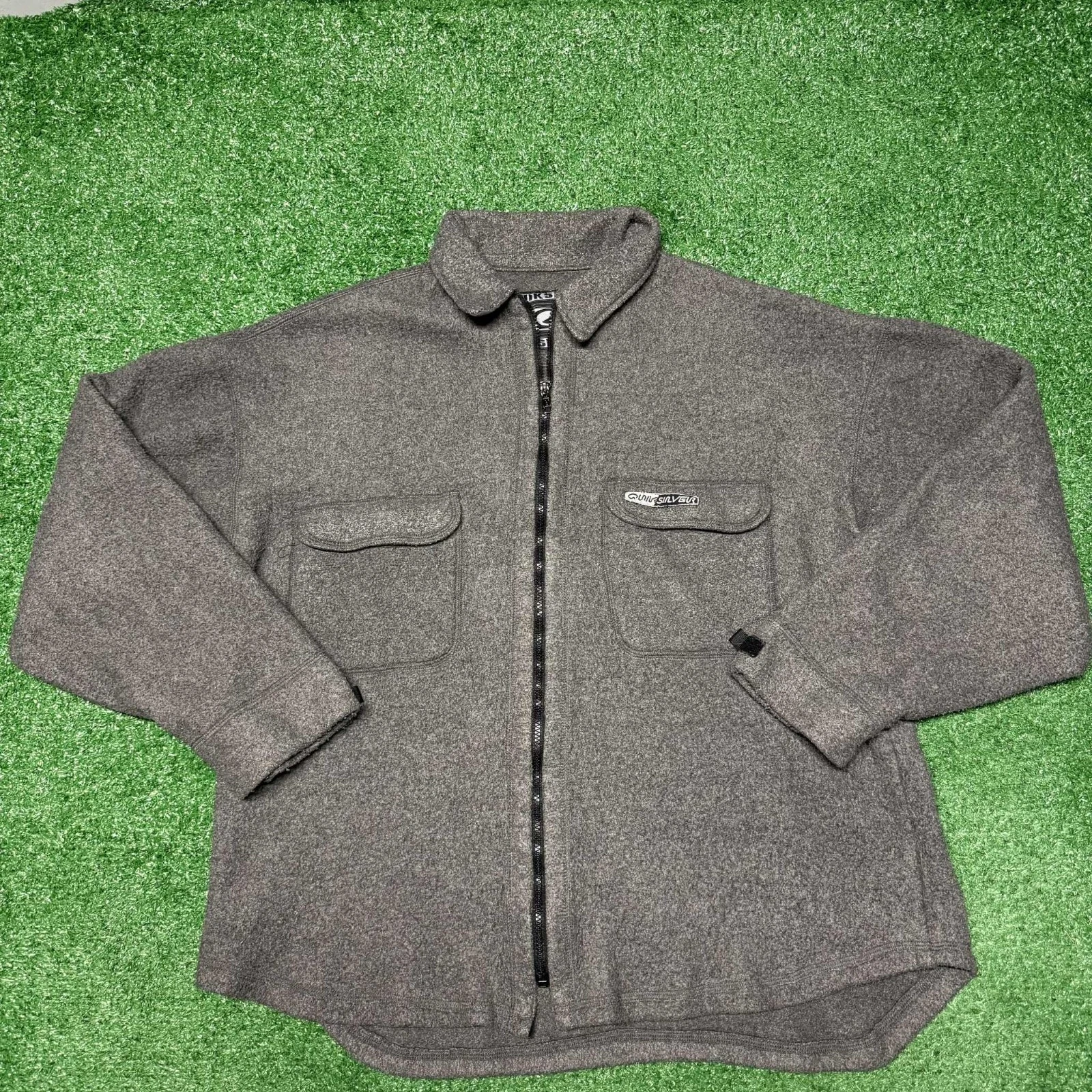 Quicksilver Men’s L Grey Snow Jacket TBT