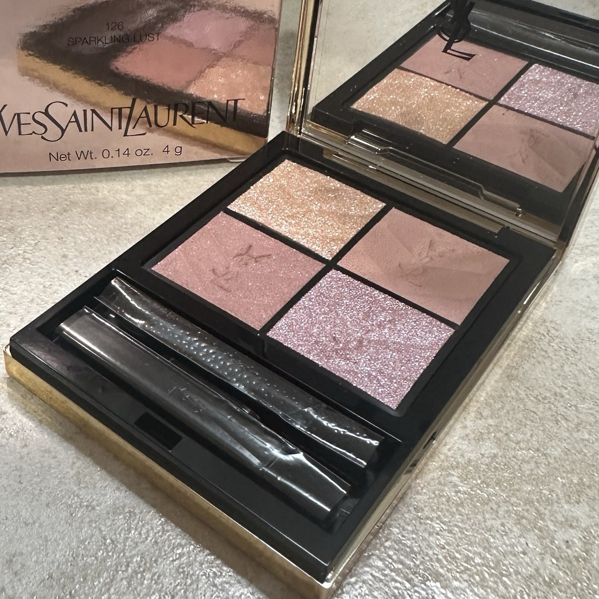 USED YSL アイシャドウパレット 126 YSL Couture Mini Clutch 126 Sparkling Lust Eyeshadow Palette
