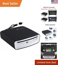 Portable USB Car CD/DVD Reader for Android Navigation and Laptops - Plug Play