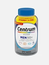 Centrum Silver MultiVitamin MultiMineral Complete Vitamin 275 Tabs Men Over 50