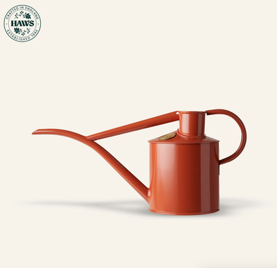 Haws Fazeley Flow 2 Pint Terracotta Orange NEW Watering Can
