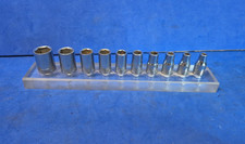 Craftsman 1/4" Drive Socket Set 5/32" To  1/2" On Acrylic Rail