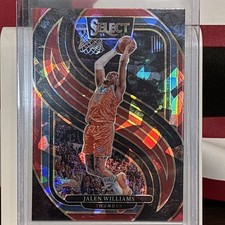 2024-25 Panini Select - Premier Level Jalen Williams #124 Red Cracked Ice Prizm