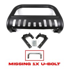 RD4264 BLACK BULL BAR FOR NISSAN NAVARA D23 NP300 14-21