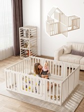 Baby Playpen, Plastic Play Pen for Babies and Toddlers 1-3, 12 Panels Large K...