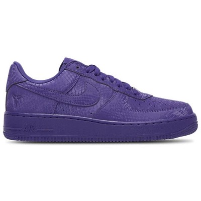 New Men s Nike Kobe Air Force 1 Low Mamba Court Purple Lakers IB0018-500  8-13