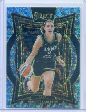 2025 Panini Select WNBA BRIDGET CARLETON #84 Concourse BLUE DISCO PRIZM /125