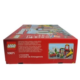 LEGO Juniors Easy to Build Fire Emergency 10671 Ages 4-7 123 Pieces NEW SEALED