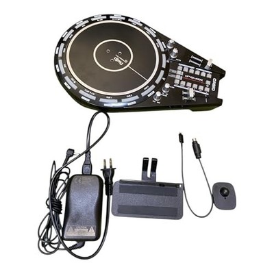 Casio XW-DJ1 DJ Controller Single Deck Scratch Wheel USB iOS