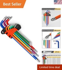 Professional 9 Pcs Long Arm Torx Wrench Set - Chrome Vanadium Steel Quality Professional 9 Pcs Long Arm Torx Wrench Set - Chrome Vanadium Steel Quality