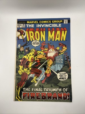 Iron Man #59 (Marvel Comics June 1973) Look at all photos!