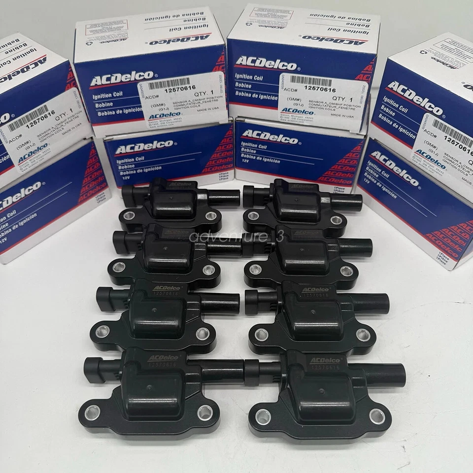 High Performance UF413 Ignition Coil+Spark Plug+Wire For Chevy GMC 5.3L 6.2L V8 - Image 4 of 4