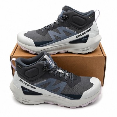 Salomon Elixir Activ Mid GTX Gore-Tex Hiking Boots Women s 11 India Ink L474574