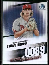 2020 Bowman Chrome #ST-22 Ethan Lindow Stat Tracker