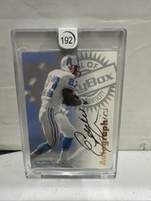 1997 Skybox  Autographics Eddie George , Oilers, Titans, Buckeyes On Card 🏈 L2