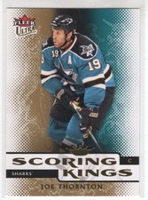 09/10 FLEER ULTRA JOE THORNTON SCORING KINGS INSERT #3