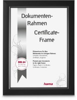 Hama Kunststoffrahmen Chill Schwarz 21 X 29,7 Cm Din A4