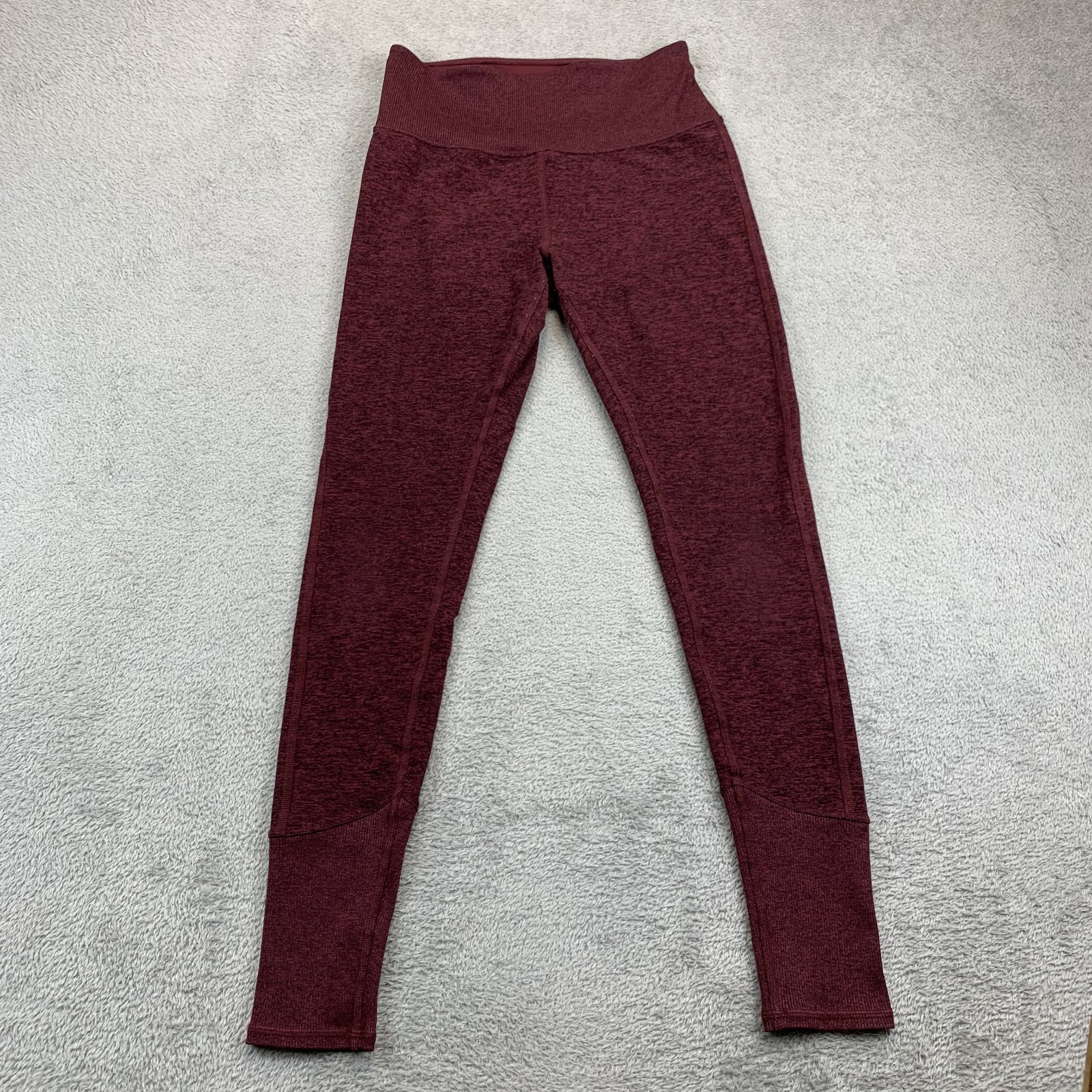 Alo Yoga Leggings Womens Small Red Seamless High Waist Lounge Alosoft Gym Pants