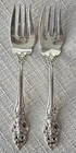 Vienna by Reed and Barton Sterling Salad Forks  (QTY 2)*** 6 3/4" *** 90 Grams
