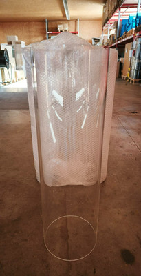 Acrylglas Rohr Ø 200mm, Länge 700mm, Wandstärke 3mm, Röhre Säule PLEXIGLAS 