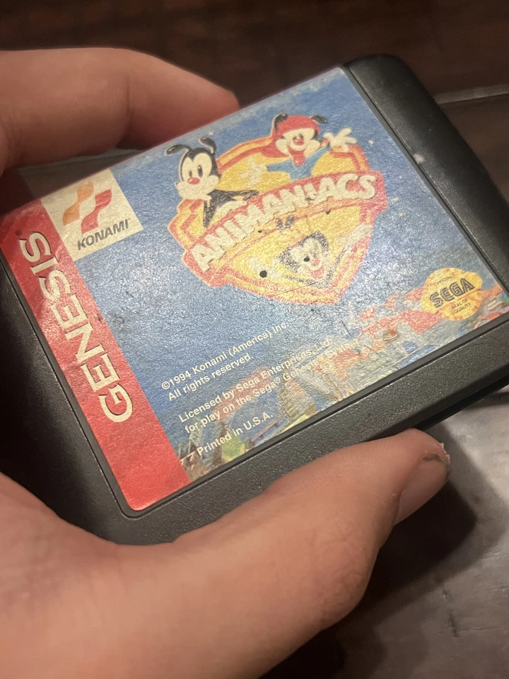 Animaniacs (Sega Genesis, 1994) CART ONLY - Image 2 of 4