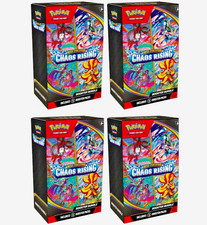 X 4 Pokemon Chaos Rising Booster Bundles PRESALE SHIPS ON 5/22