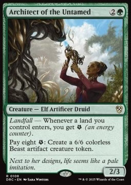 Magic/MTG Architect of the Untamed DRC-108 Rare Englisch Neu