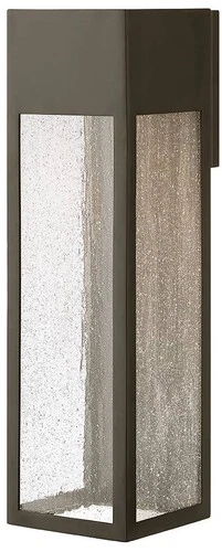 Hinkley Rook 20"H Bronze Rectangular LED Outdoor Wall Light - Picture 1 of 3