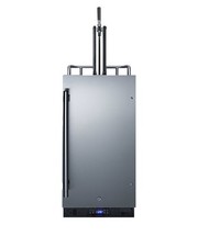 Summit SBC15WK 15"W 2.9 Cu. Ft. Built-In or - Stainless Steel