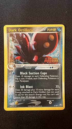 Dark Octillery 8/109 Reverse Holo Team Rocket Returns 