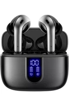 TAGRY Bluetooth Headphones True Wireless Earbuds 60H Playback LED Power Display