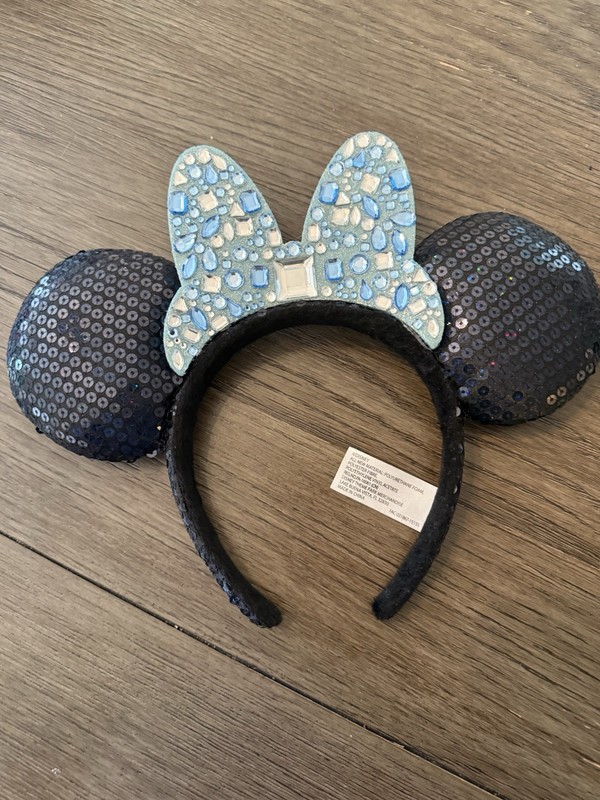 NWOT Disney Parks Disneyland 60th Diamond Celebration Minnie Mouse Ear Headband